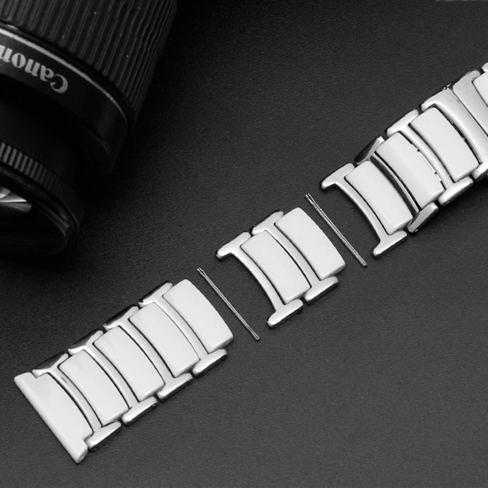 20mm 22mm Ceramic Strap For Samsung Galaxy Watch 6/5/4/6Classic/Active 2/Gear S3 Band for Huawei Watch 4/3/Pro/GT4/GT3/GT2E 46mm