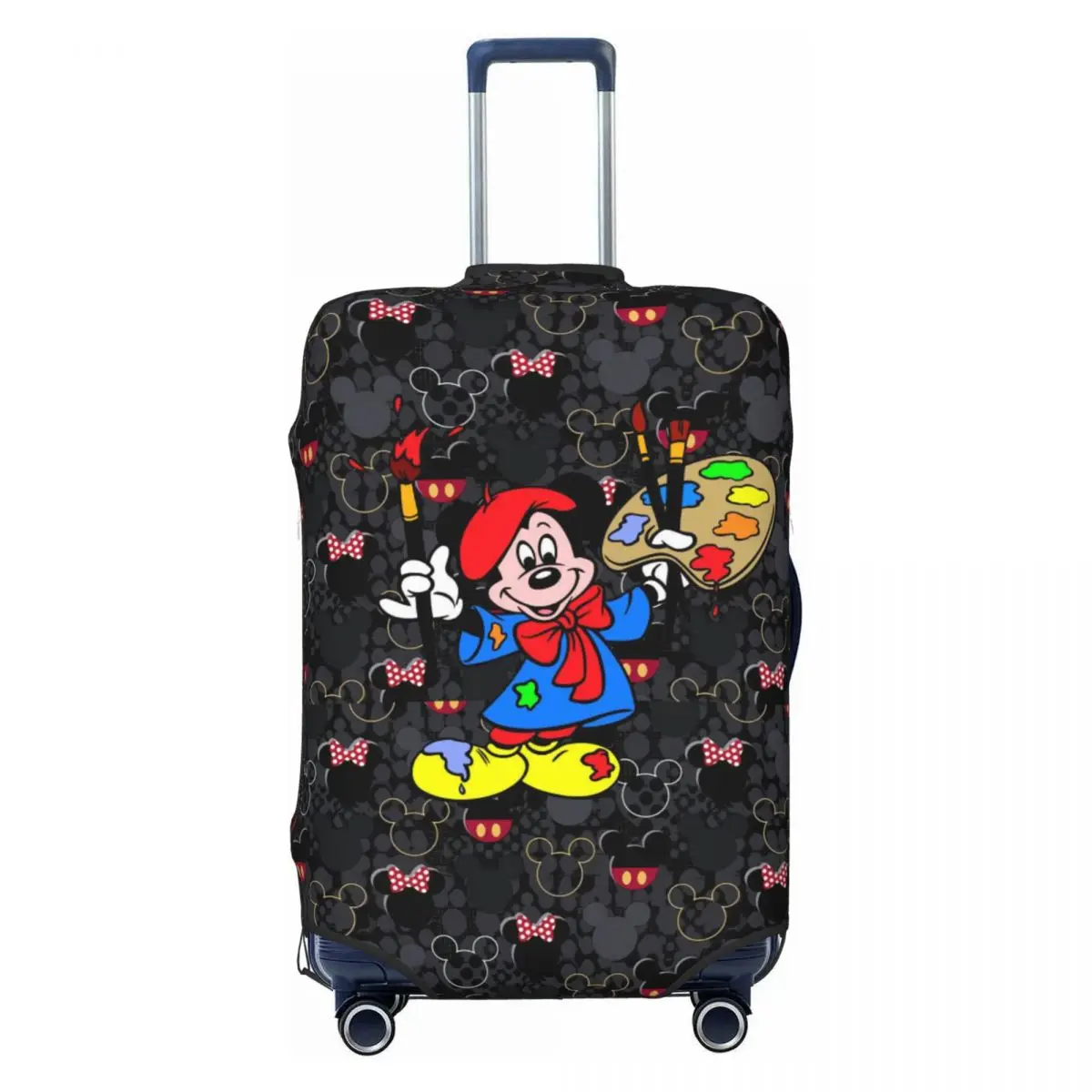 

Чехол для чемодана с Микки Маусом, моющийся, защитный, подходит для чемоданов 18-32 дюймов