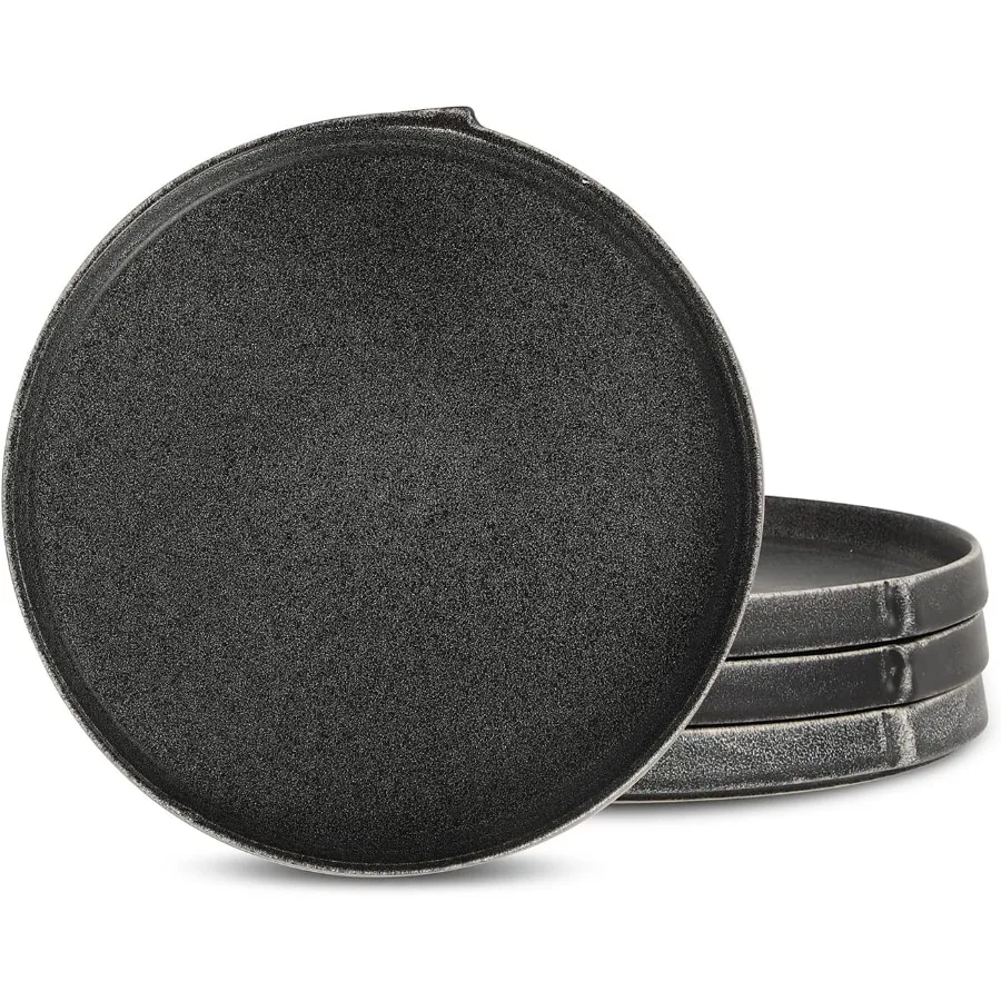 

Набор обеденных тарелок Bao из 4 предметов, керамический уголь