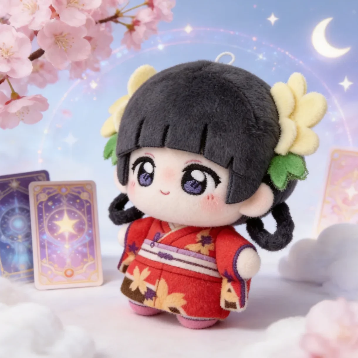 

Tomoyo Daidoji 10CM Cardcaptor Sakura Cute Plush Doll Body Dress Up Stuffed Toys Cute Dolls Figures Gift for Adults And Kids