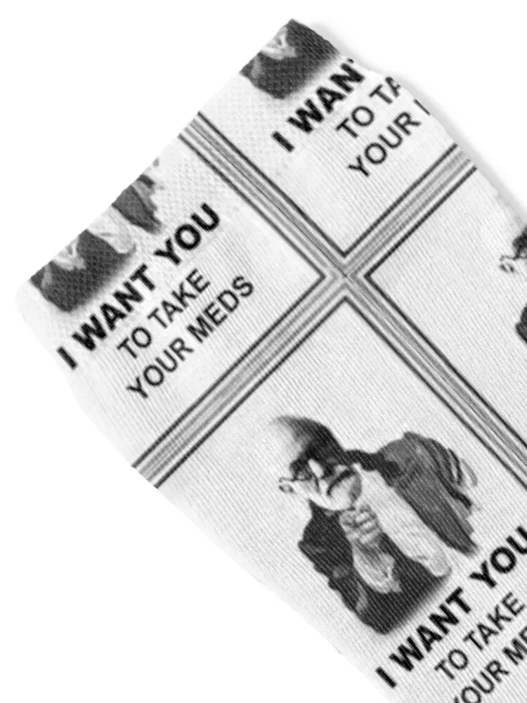 Sigmund Freud Medication Socks compression kawaii with print Mens Socks Women's