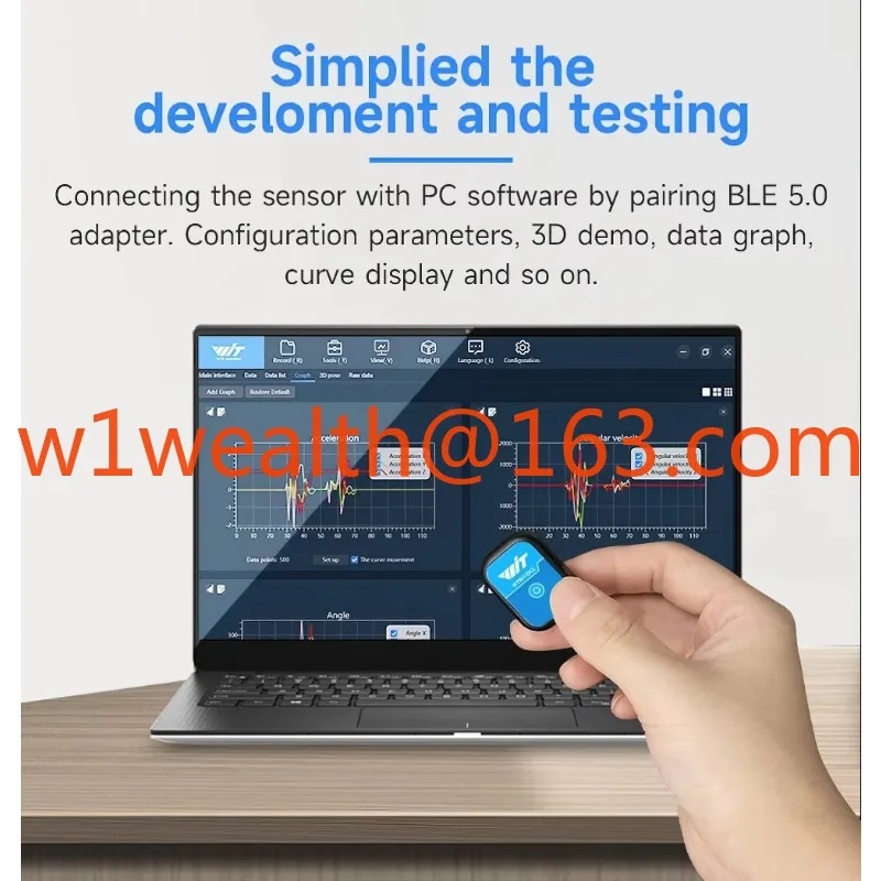 Picture 4: WT9011DCL Bluetooth 5.0 50m Inclinometer Electronic Compass, Accelerometer, Gyroscope, Angle IMU Sensor for Arduino