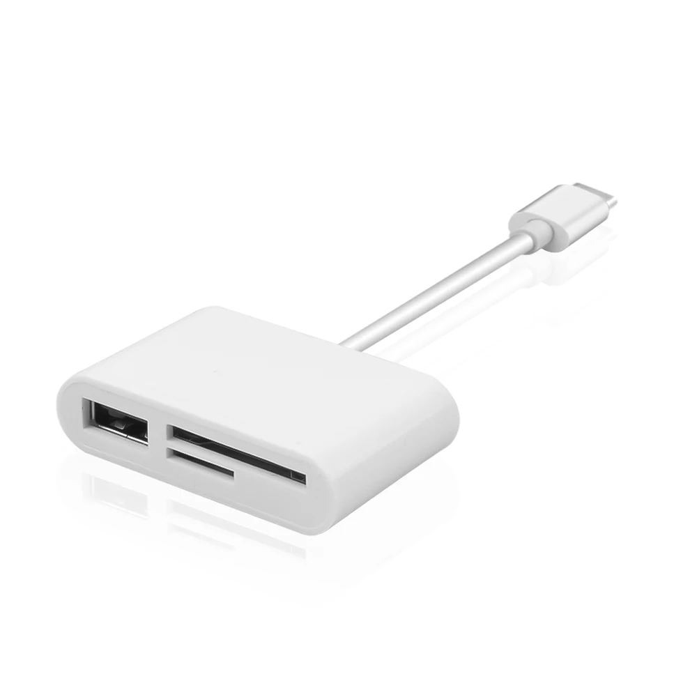 USB Typ C Kartenleser zu SD TF USB Verbindung Smart Memory Card Reader Adapter für Macbook Pro Typ-C Port