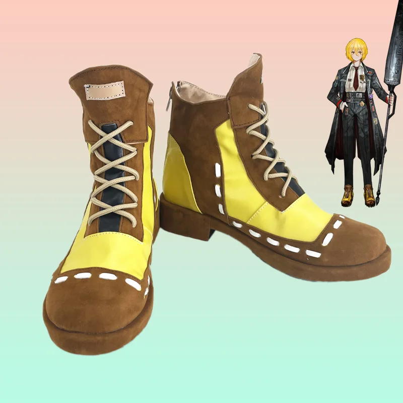 

Limbus Company Don Quixote Cosplay Shoes Boots Halloween Party Custom Made for Unisex