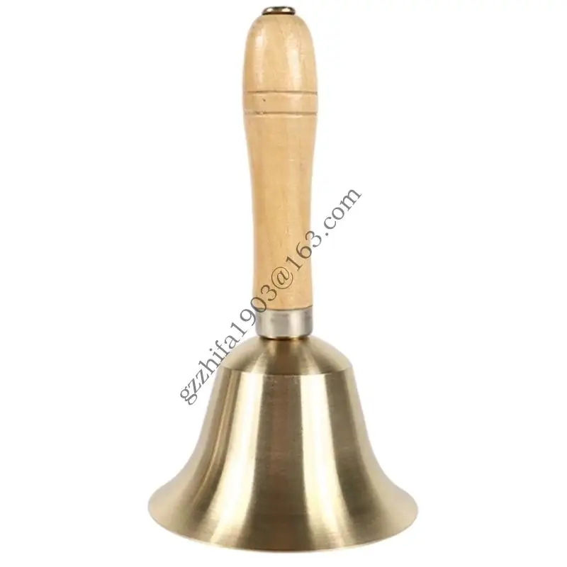 

Hand Call with Handle Brass Handbell for Weddings, School Classroom .A5KC