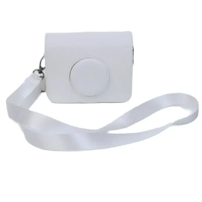 High Quality PU Leather Case Cover Portable camera bag for FUJIFILM FUJI instax mini evo with shoulder strap clean pen