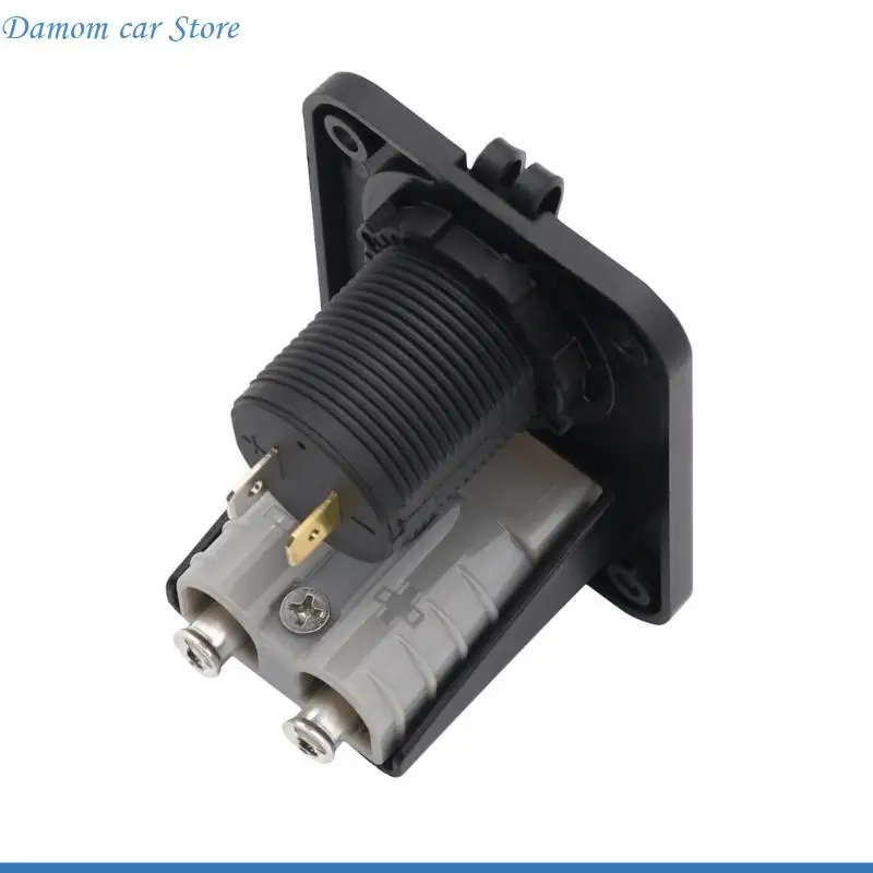A2UC Charging Adapter Connector 12V 24V 3.1A/PD18W Flush Mounted Charging Socket for Car Motorcycle