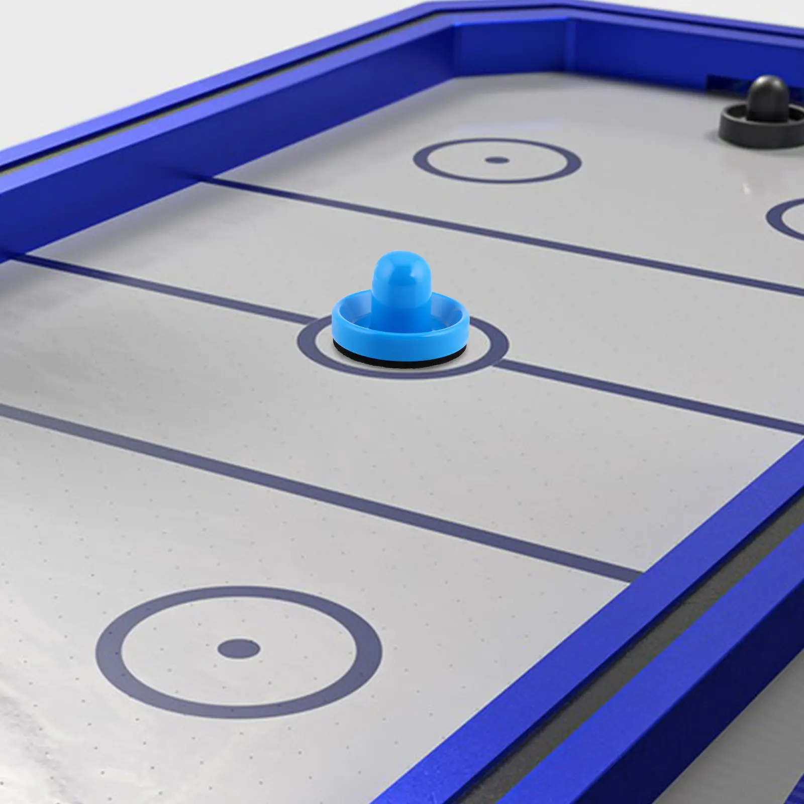 

Sturdy Plastic Air Hockey Pushers and Felt Pad Combo for Tabletop Games Smooth Glide Ergonomic Grip Replacement Paddles
