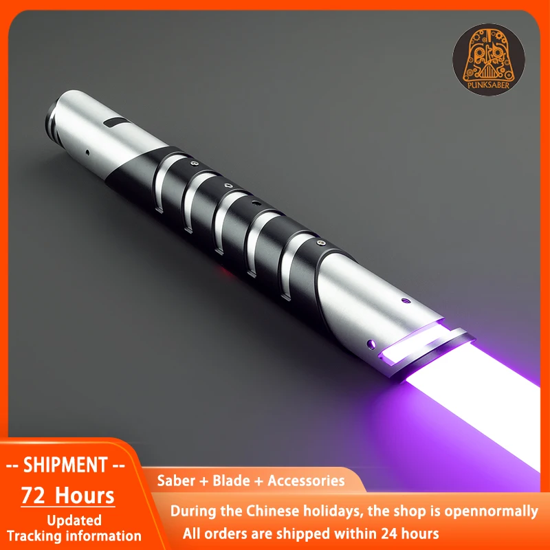 

PunkSaber Lightsaber Neopixel Jedi Laser Sword Heavy Dueling Sensitive Smooth Infinite Changing Hitting Sound Light Saber Toys