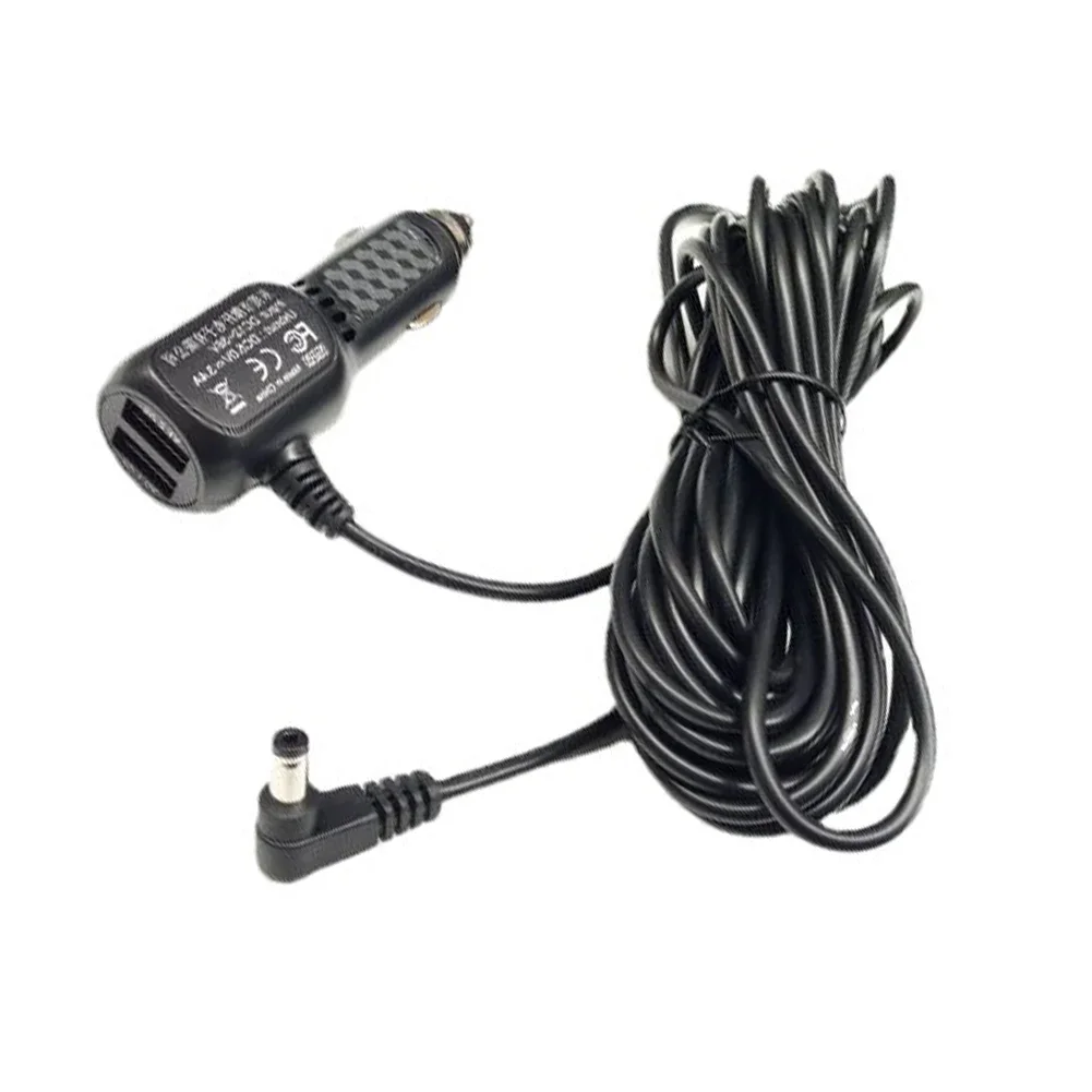 USB Charger Charging Cable Automotive Electronics 1pc Black Car Adapter DC 12V Resistant To Grinding 1.5 Meters