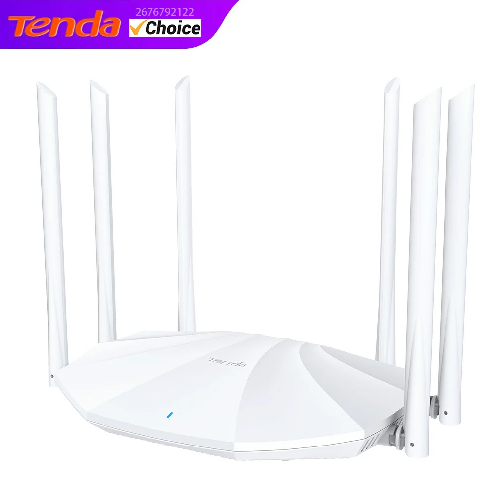 Tenda AC20 AC2100 Wireless WiFi Router with 2.4G/ 5G High Gain Antenna Wifi Repeater Dual Band Wireless-AC Router Easy Control