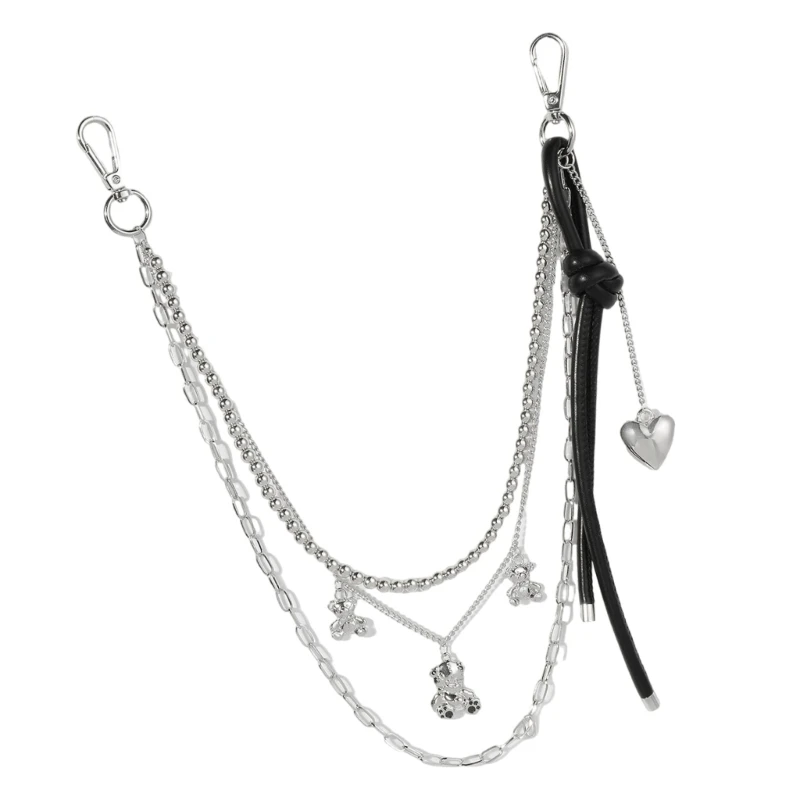 Harajuku Wallet Chain Pocket Chain Belt Chain for Dancers Punk Chain Unisex image 4