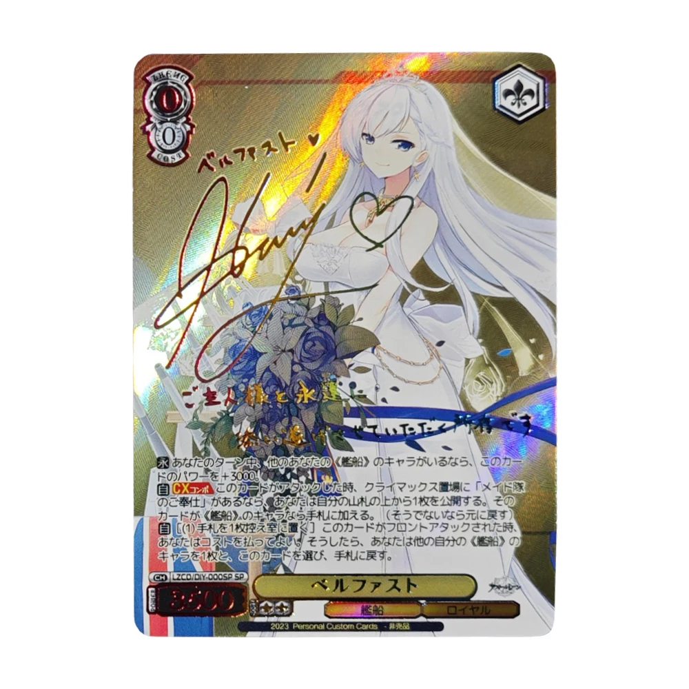 Anime Characters DIY Collectible Cards Tailed Fox USS St Louis Rin Laser Flash Card Boys Game Toys Christmas Birthday Presents