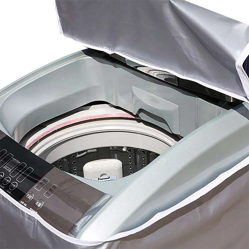 Dust Proof Cover Washing Machine Cover Waterproof Case Washing Machine Protective Dust Front Load Wash Dryer