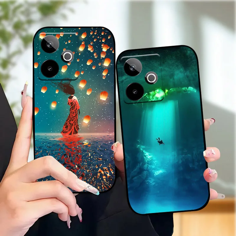ل Realme GT 7 T GT7T حافظة 2025 موضة جديدة لينة سيليكون بولي TPU الهاتف الغطاء الخلفي ل Realme GT7 برو RMX5011 قذيفة للصدمات كابا