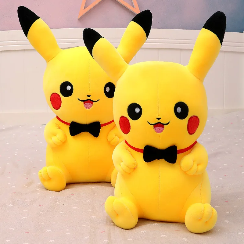 Cartoon Pokemon Anime figure Pikachu Kawaii bambola animali di peluche giocattoli simpatici giocattoli di peluche decorazione della stanza collezione per bambini ornamento giocattoli