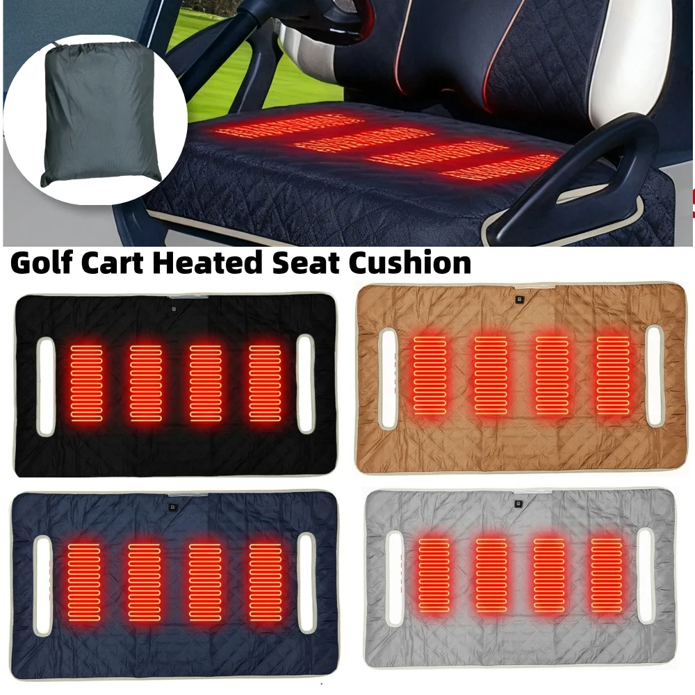 

Golf Cart Seat Towel Blanket Comfortable Heated Seat Cushion Travel Sports Cart Seat Cushion Cover Golf Gifts for Men Golf Lover