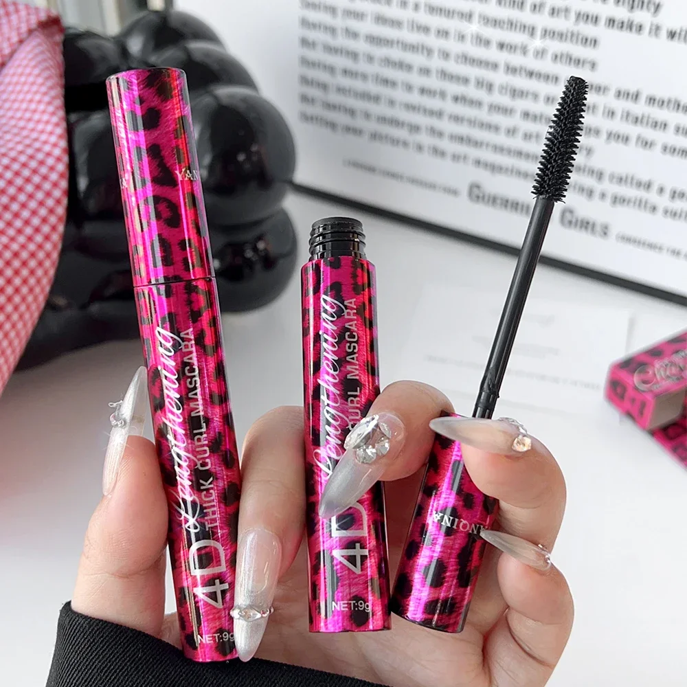 Matita eyeliner liquido 4D e set di mascara impermeabile Mascara arricciante spesso Sopracciglio Comestic Strumenti per il trucco degli occhi a lunga durata