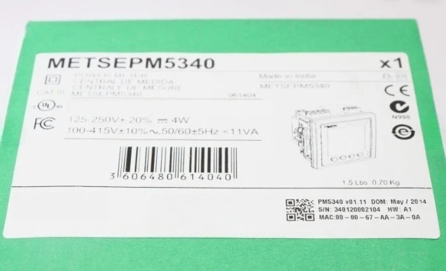

Brand New 1PCS METSEPM5340 Power Logic Power Meter new original Expedited shipping