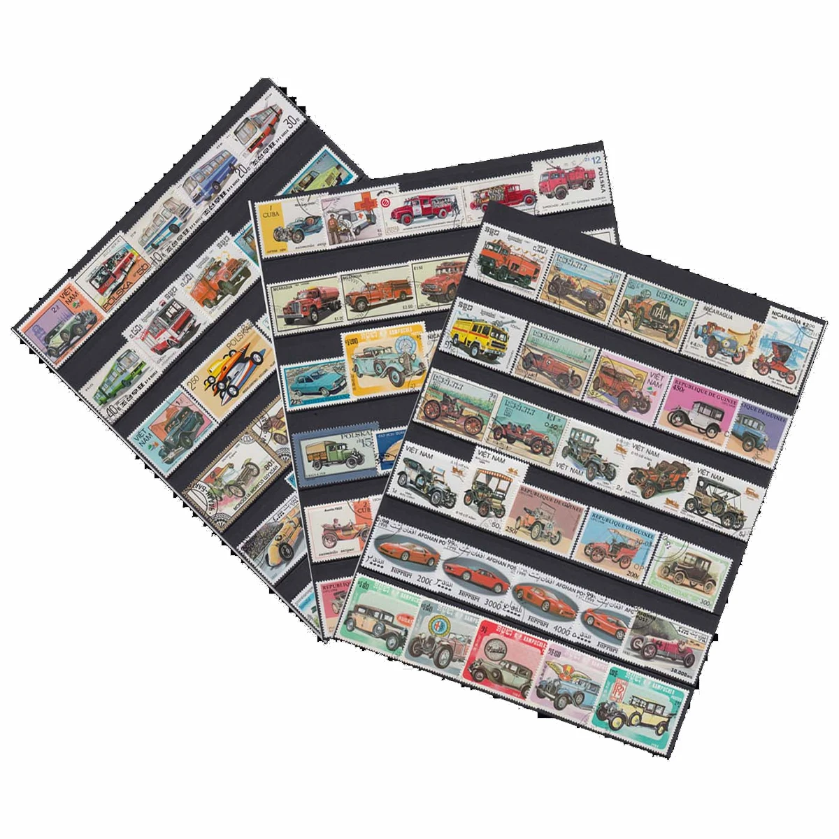 Classic Car Transportation 50 100Pcs/lot Topic Stamps Original Postage Stamp with Postmark Good Condition All Different