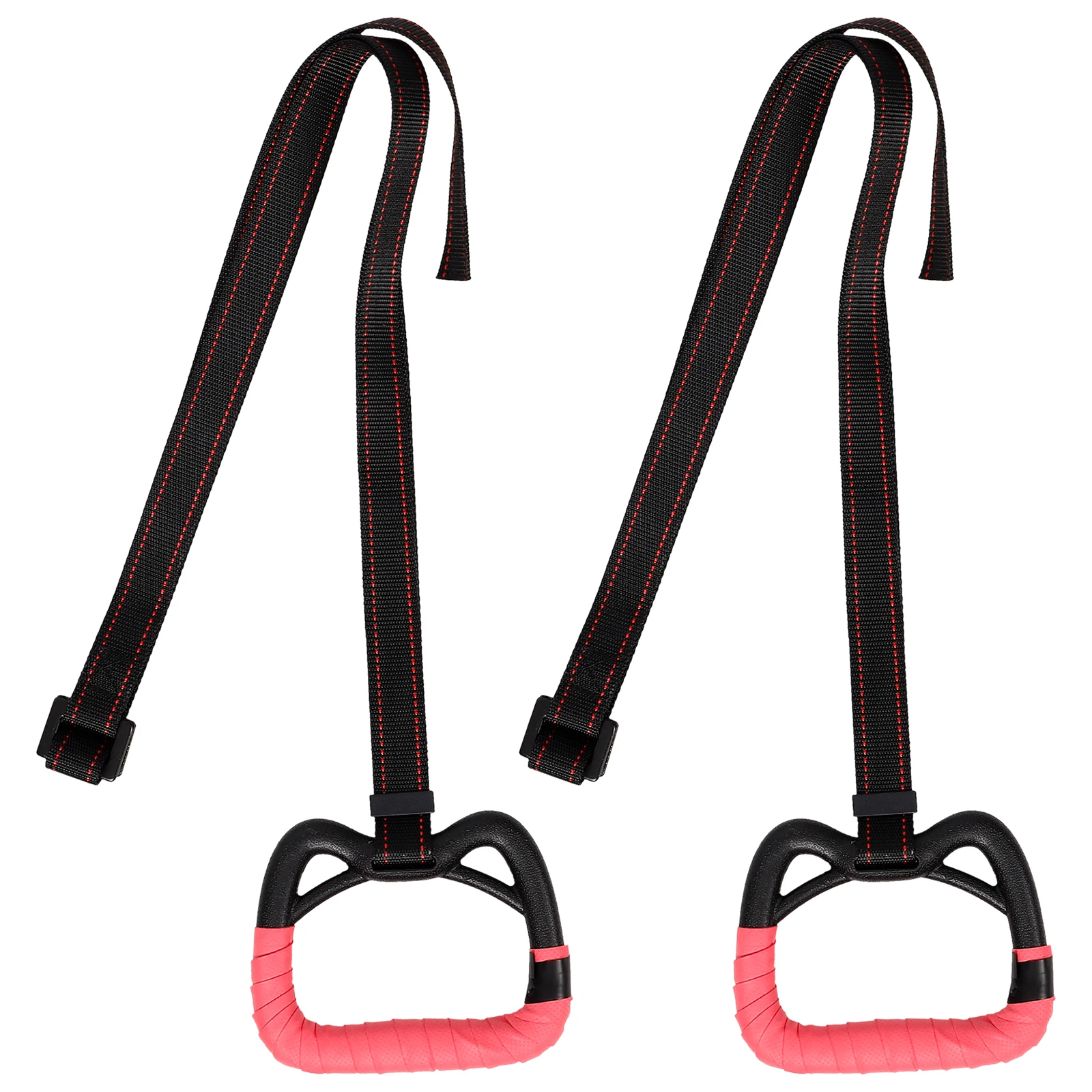 

1Set Professional Gymnastics Rings with Adjustable Straps for Superior Grip in Various Routines Kids Exercise Equipment