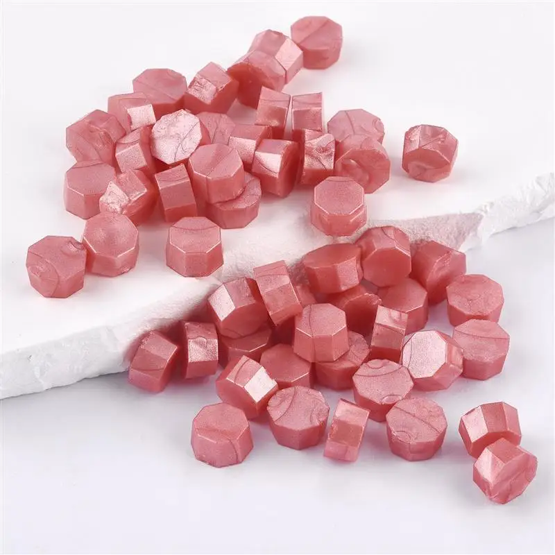 50pcs/Bag Sealing Wax Beads For Wax Seal Stamp Scrapbook Making Material Wedding Birthday Party Invitation DIY Stamp Decoration