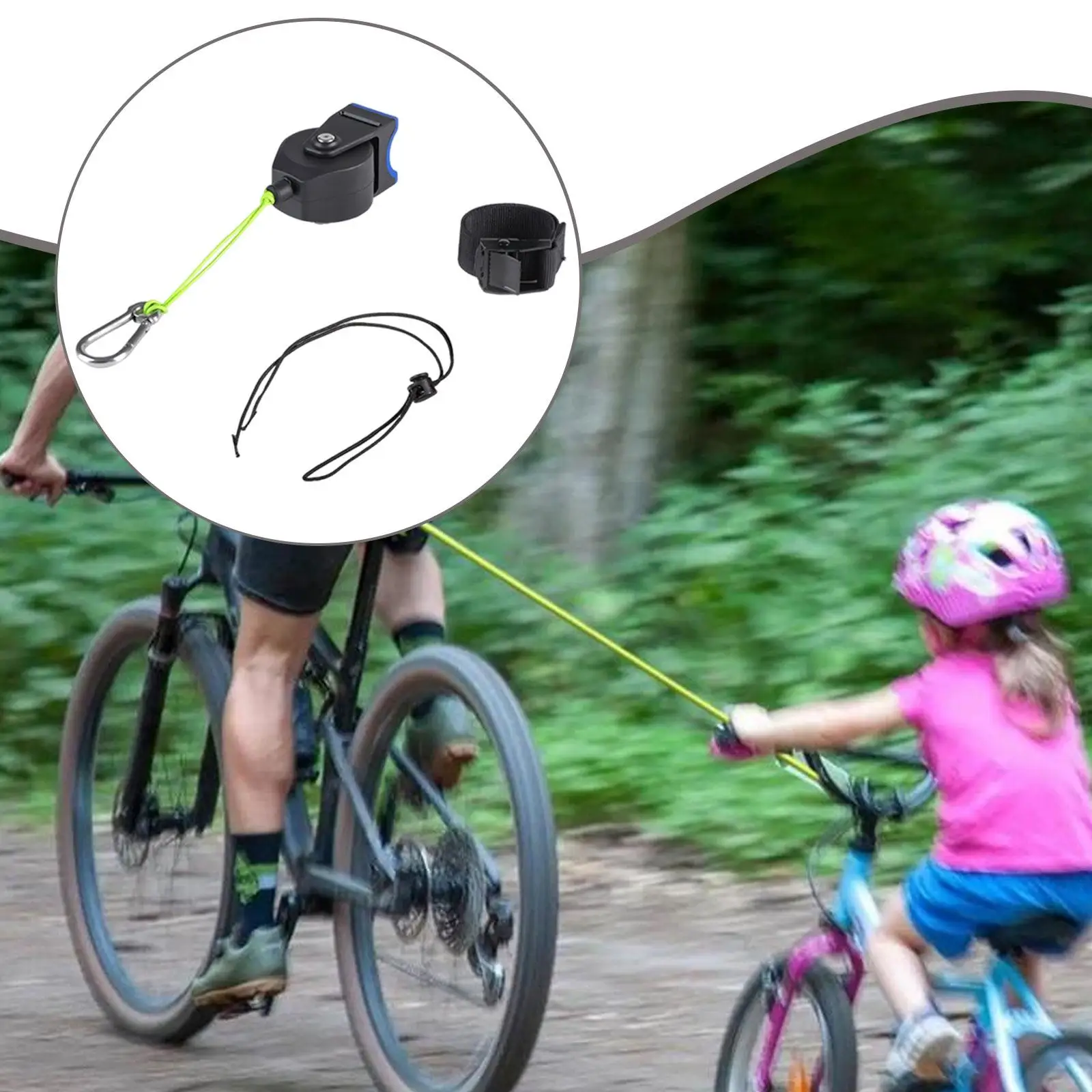 

Bicycle Towing Rope Bicycle Towing Leash,Accessories Pull Traction Strap Cargo Trailer for Cycling Road Bikes Outdoor