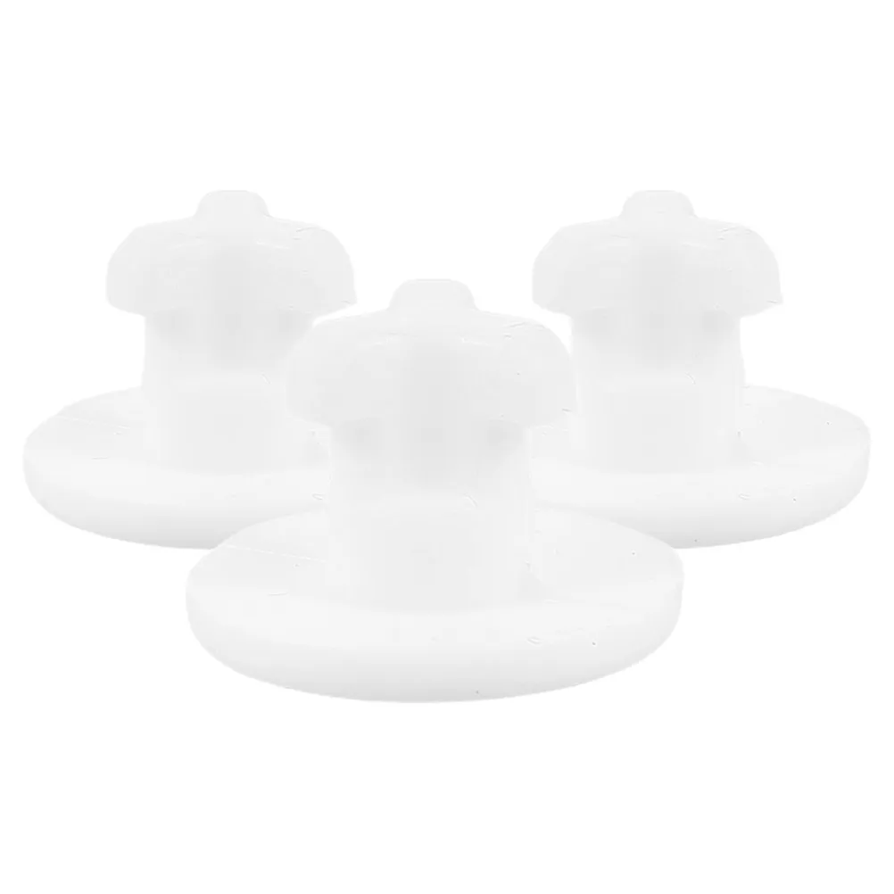 3 Pcs Insulated Container Sealing Plug Cabinet Door Hinge Cover Caps Covers Proofing