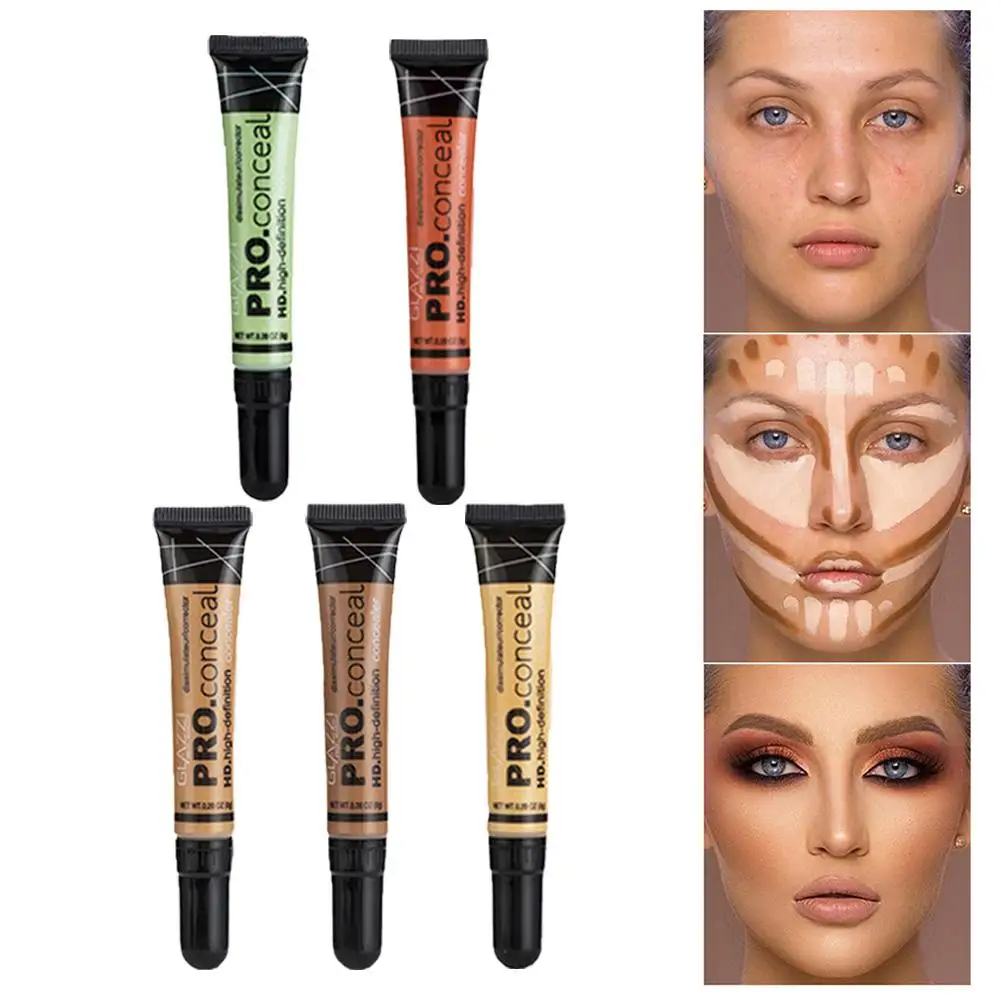 Long Lasting Concealer Matte Liquid Foundation Full Coverage Natural Base Makeup Foundation Cream Cosmetic Face Cream