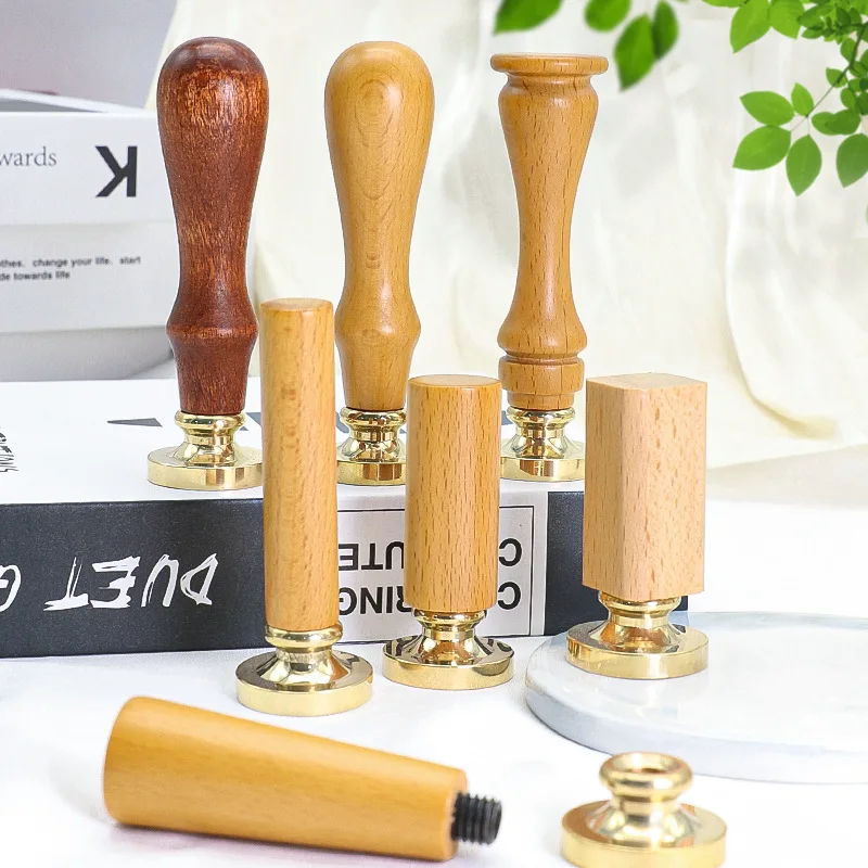 

Fire Lacquer Seal Wooden Handle/irregular Length 39 To 75mm/used for Handmade DIY Sealing Wax Tool Fire Lacquer Wax Seal Handle