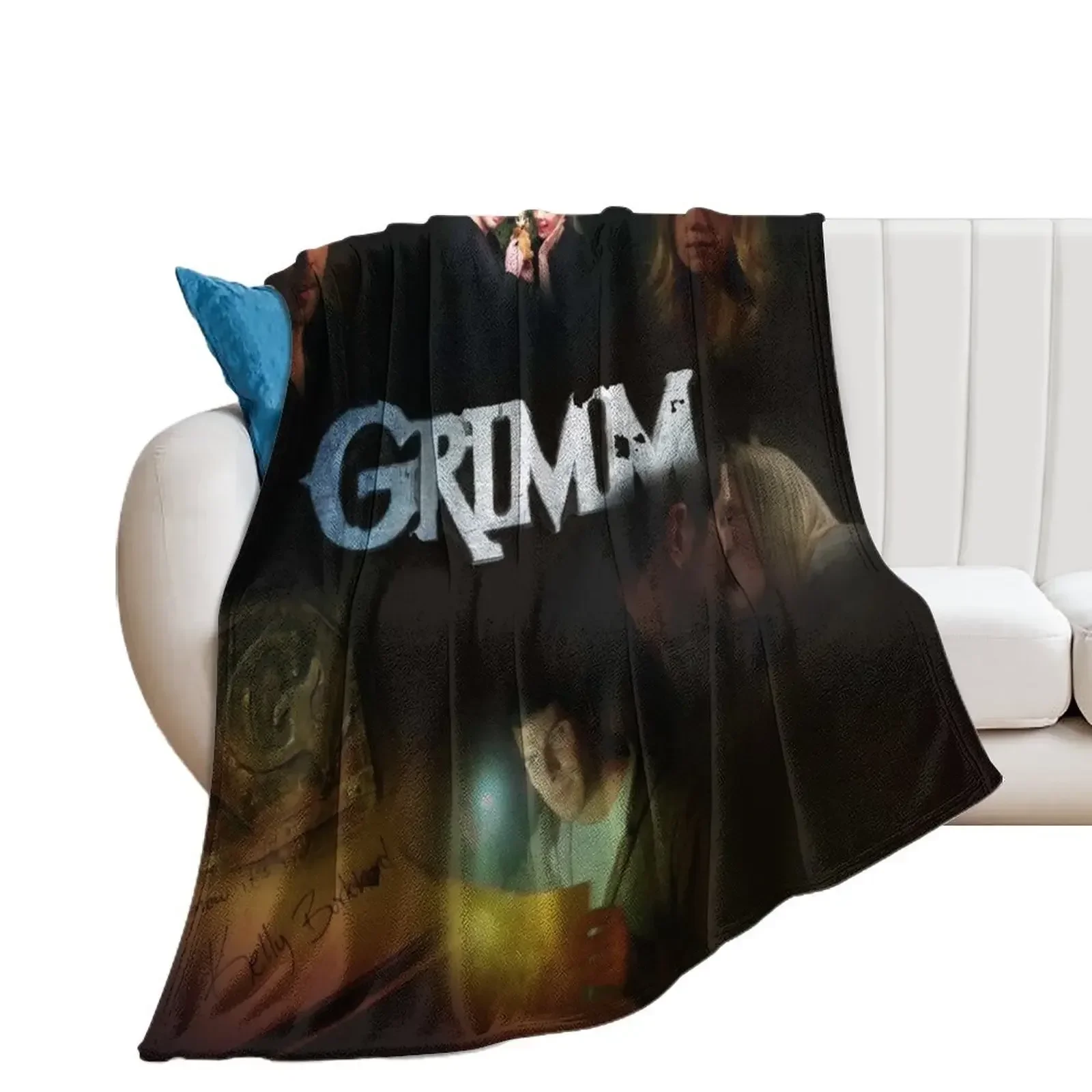 Grimm- Nick and Adalind Throw Blanket Thin Summer Blankets For Baby Flannel Blankets