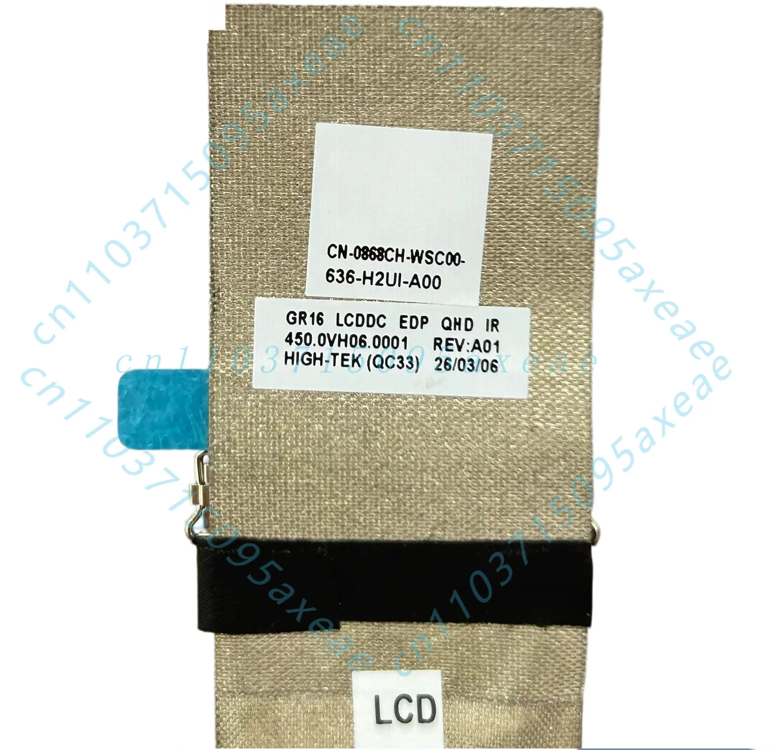 For Dell Pro Max 16 MC16250 MC16255 QHD Screen Cable 40PIN 0868CH
