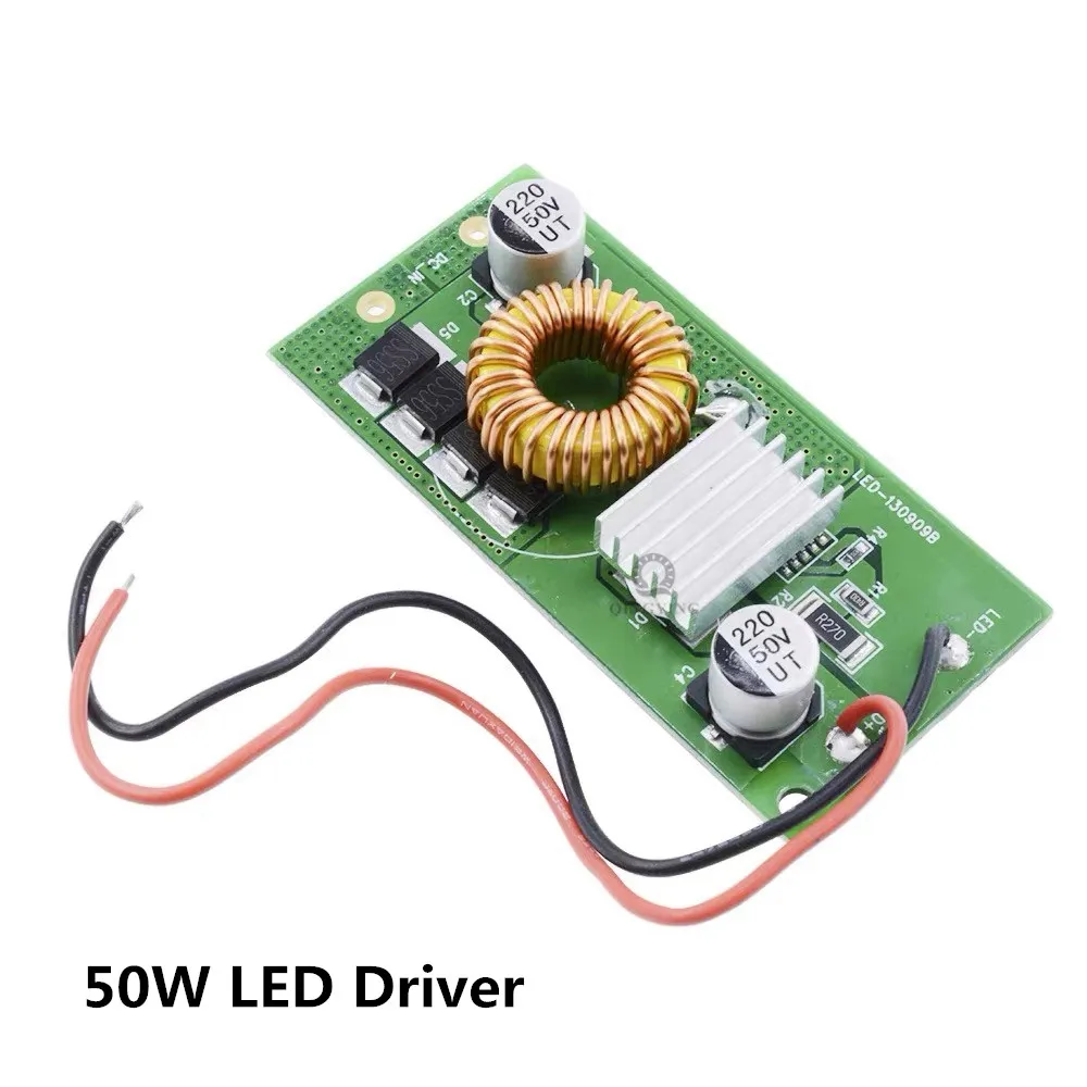 

2pcs-10pcs 12V 50W LED Driver for50W 30-36V 1500mA high Power 50w led chip transformer for spot light/flood light