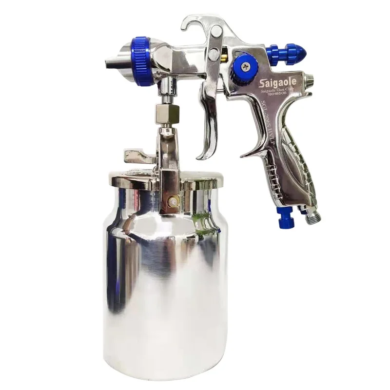 Paint Spray Gun High Atomization, Lower Pot 1.4/1 7/2.0 Caliber Low Pressure Spray Gun 206S Pneumatic Spray Gun