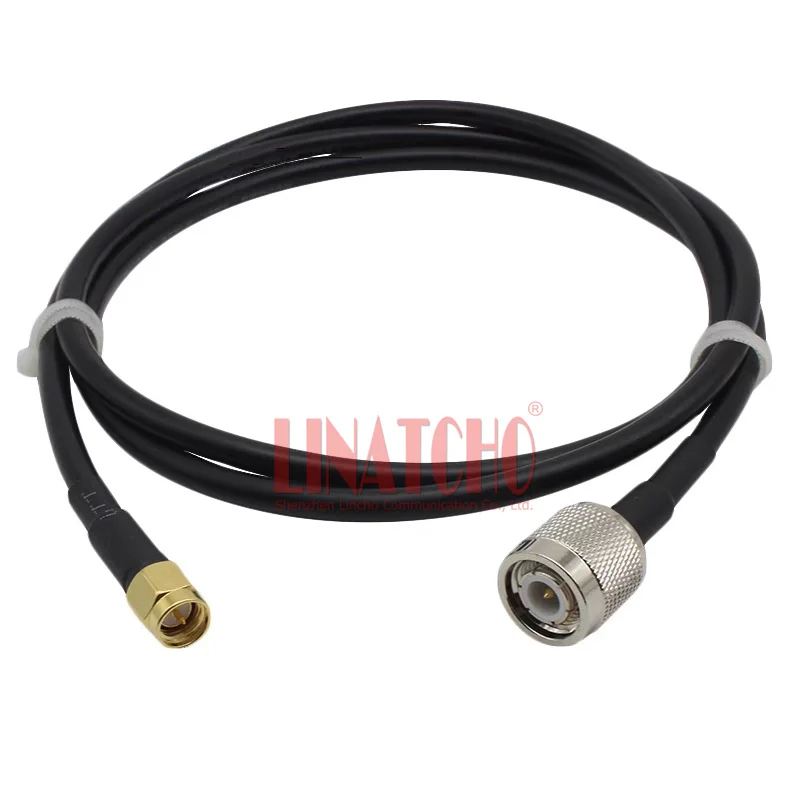 

1 Meter 50ohm RG58U TNC Male to SMA Male Plug Connector Coaxial Cable