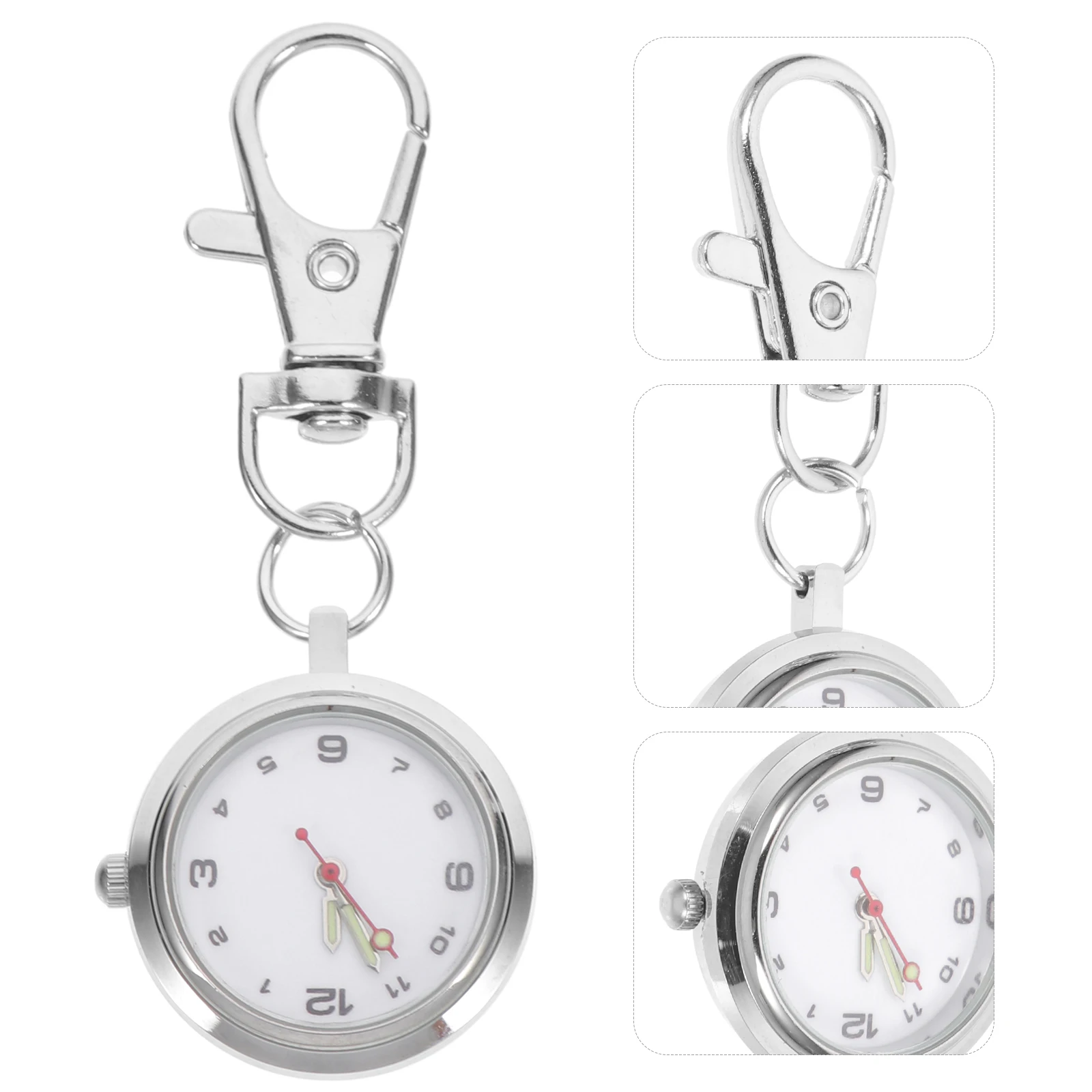 Карманные часы с большим циферблатом, брелок-указатель, часы для студентов, медсестер, детская мода, портативные подвесные часы из сплава