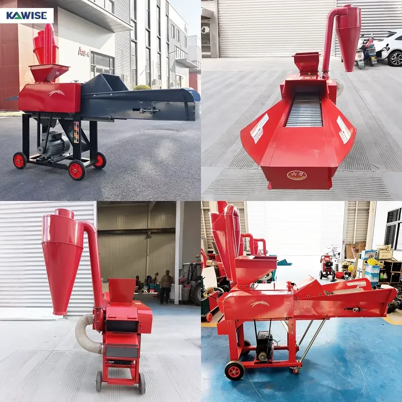 Electric Motor Chaff Cutting Kneading and Crushing Machine for Grass Straw Corn Stalk Animal Feed Processing