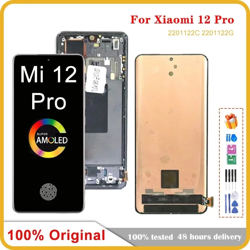 

6.73" Original Display For Xiaomi Mi12 Pro Mi 12 Pro LCD Touch Screen Digitizer Assembly Repair Parts