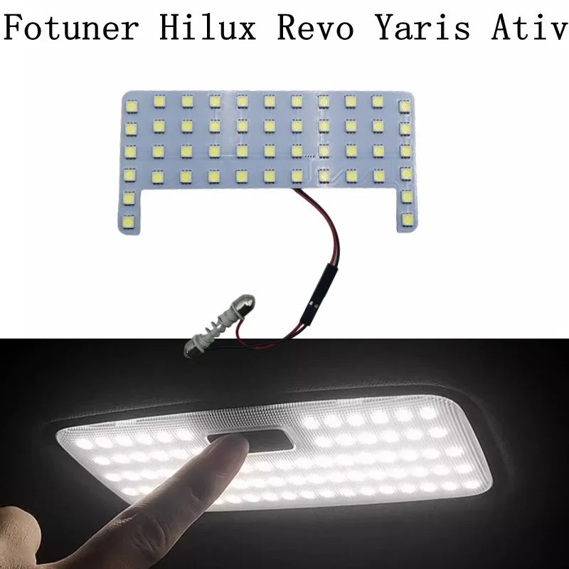 LED 6000K سيارة الداخلية مصابيح للقراءة الخلفية قبة ضوء لتويوتا C-HR بريوس هايس RAV4 ريز مارك X yaris فيوس