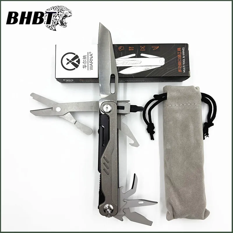 BHBT 16 في 1 أداة صغيرة قابلة للطي متعددة الوظائف أداة الجمع مقص مفك البراغي في الهواء الطلق EDC