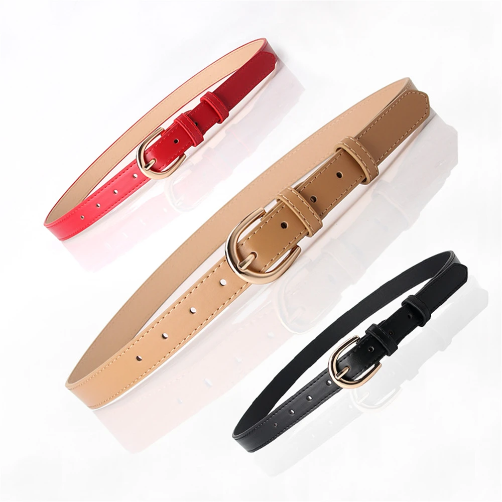 

Fashion Casual Jeans Ms. Fashion simple pin buckle imitation leather pu belt K771