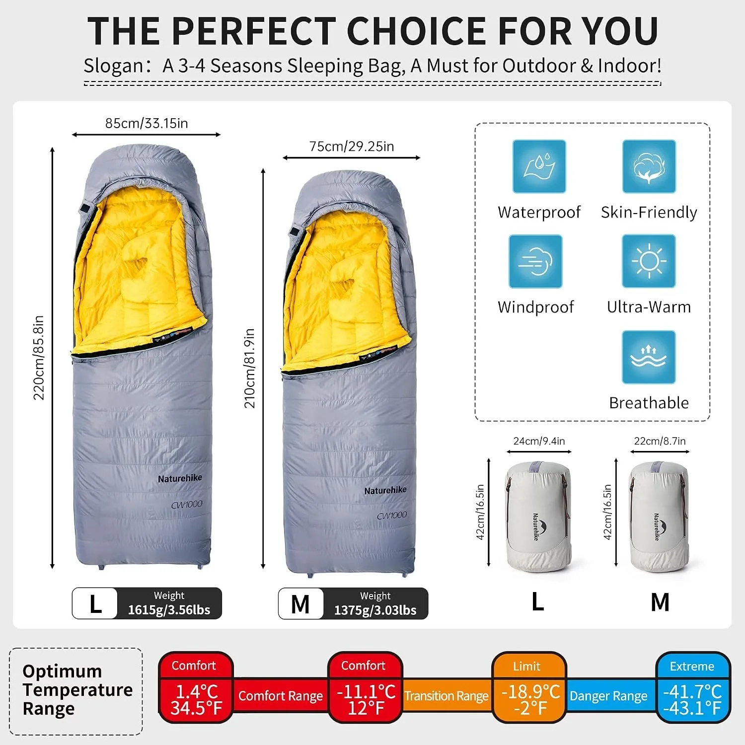 Naturehike Ultralight Down Sleeping Bag 2