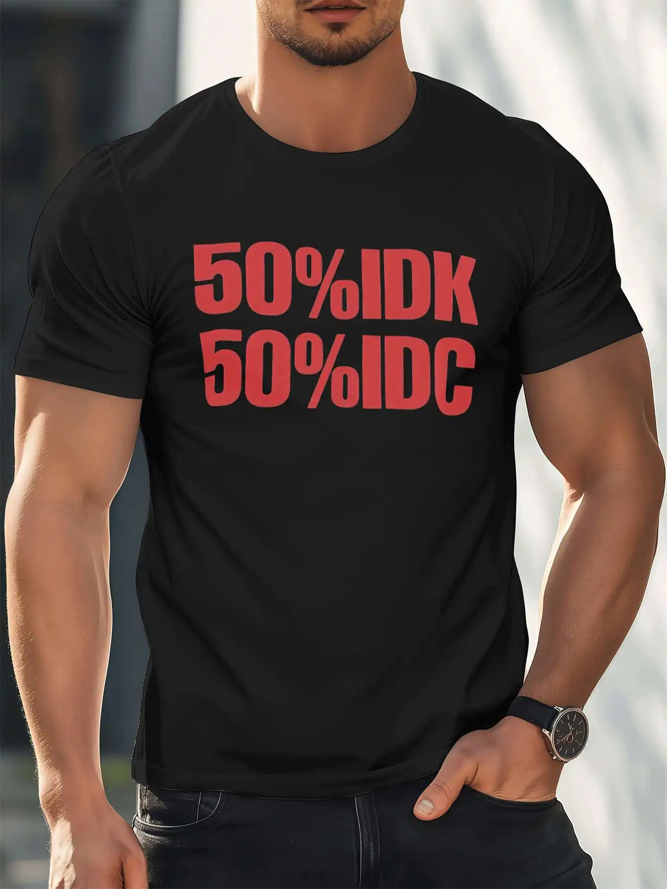 

Мужская футболка с юмористическим слоганом, новая летняя повседневная футболка с короткими рукавами из чистого хлопка с круглым вырезом, 220 г/м2