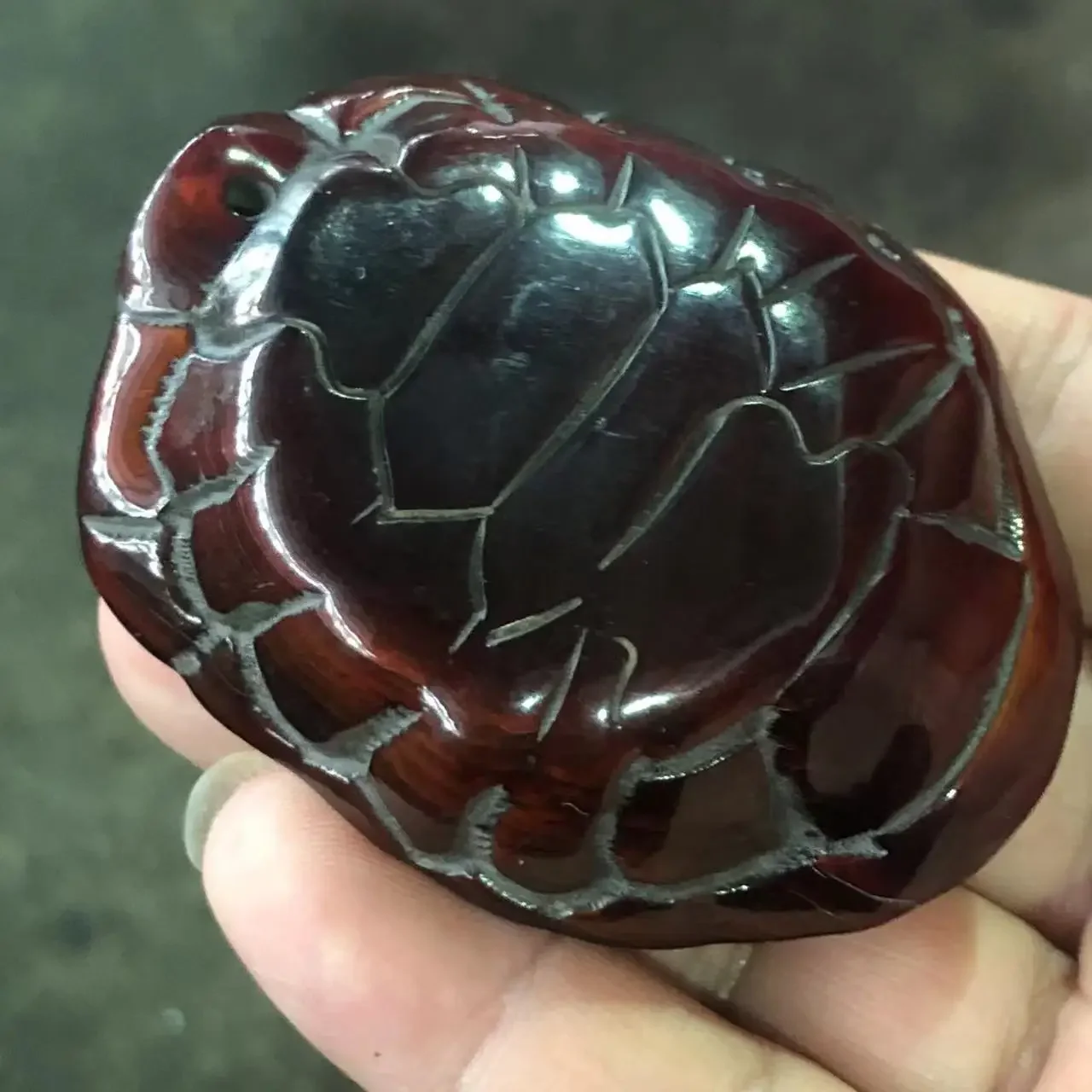 Antique Ox Horn Han…