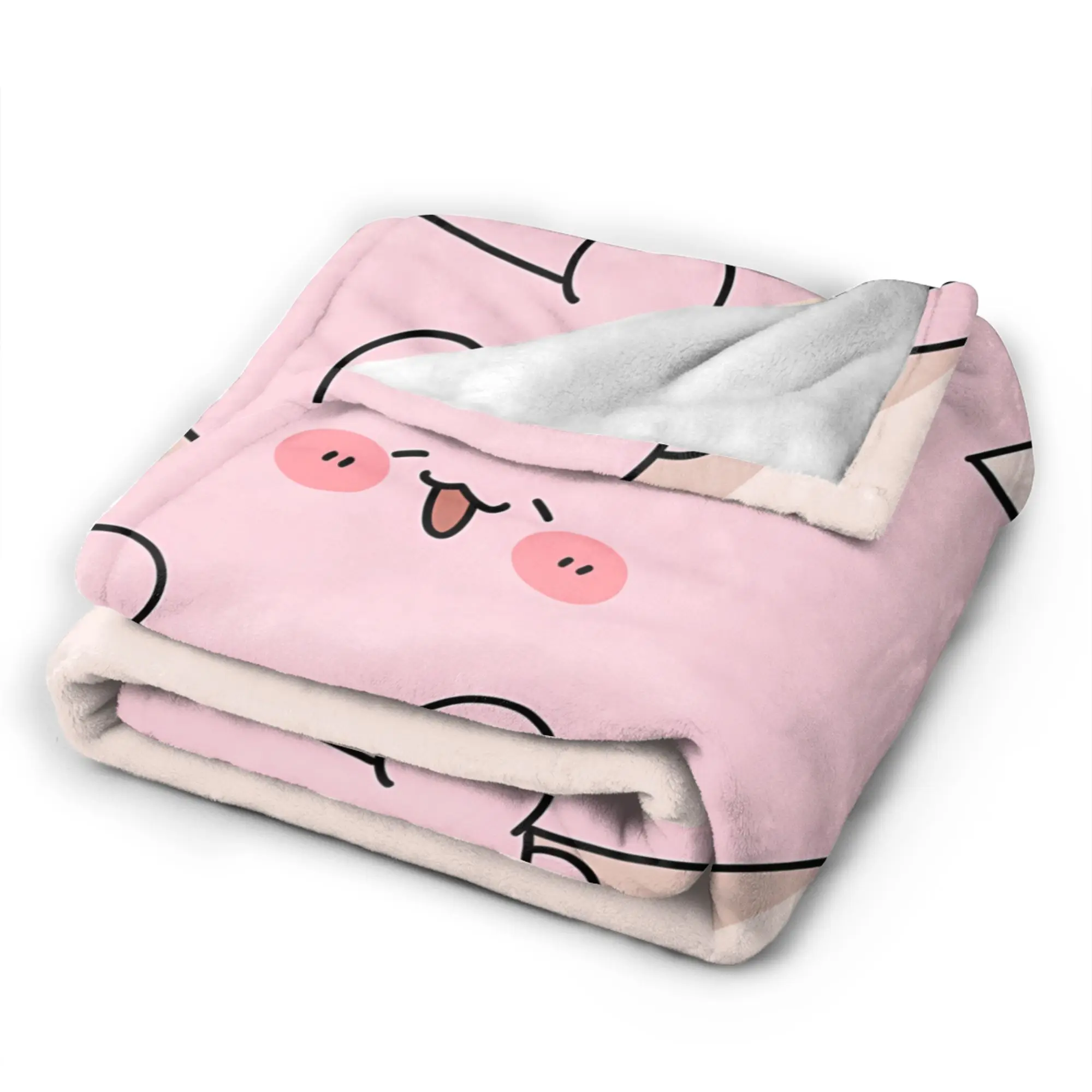 A-Asamimichaan Asleep Cute Asamimi Flannel Blanket Winter  Soft Durable Throw Blanket for Students Couch Bed Sofa Bed Cover