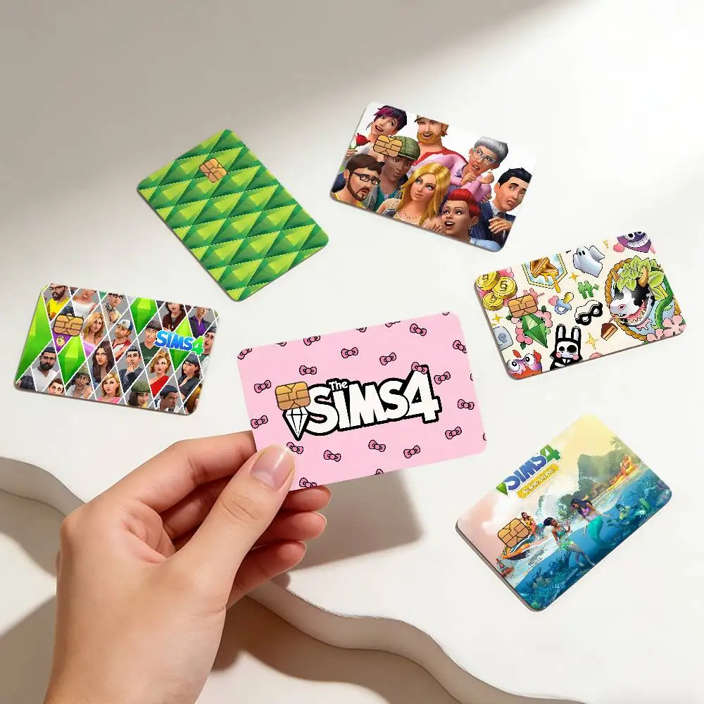 game funny art the S-sims 4 Credit Card Skin Sticker Cover Decal Wrap Debit Card Stickers Durable Removable