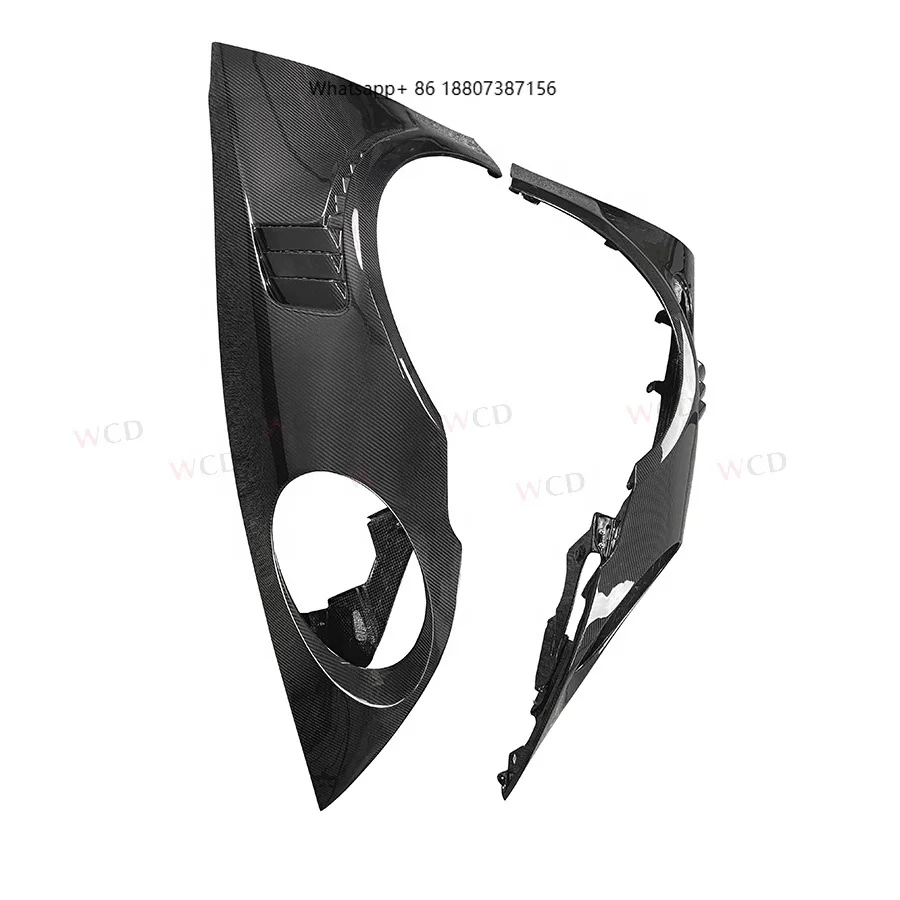 

Dry Carbon Fiber GT 3 Style Front Bumper Side Fender forPorsche 911 992 Cayman Turbo S Side Fender Car Accessories