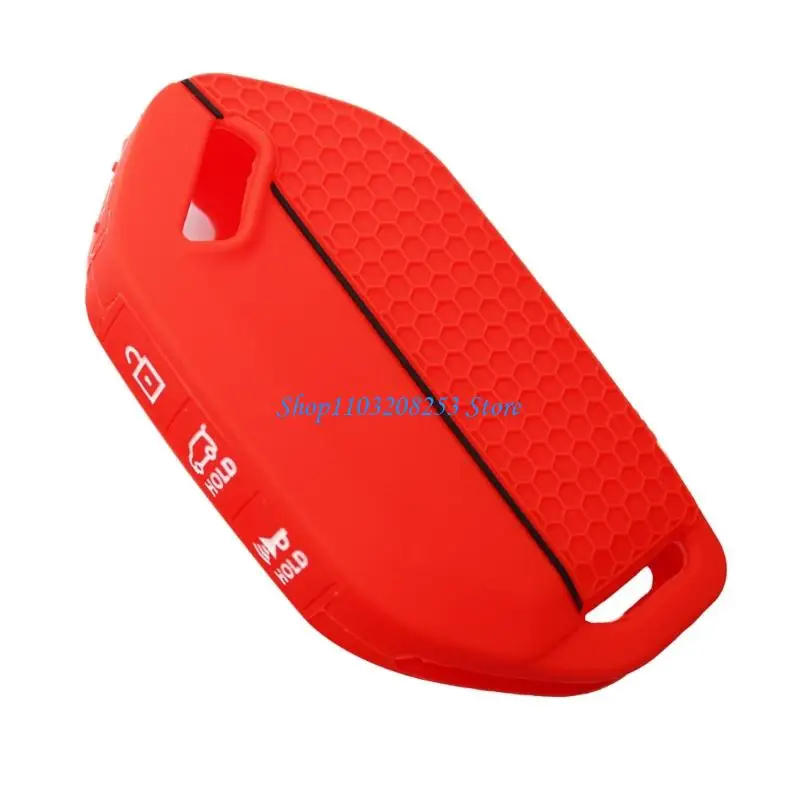 R6FA Protector Cobrar o carro silicone Casa chave remota casca à prova d'água