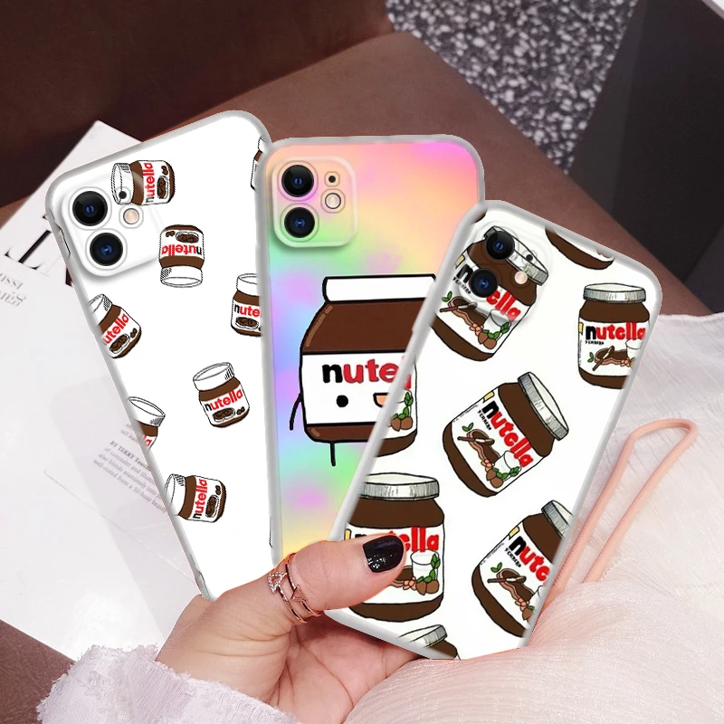 C17 Kawaii nutella Coque Soft Case for LG K71 K8 Plus K9 Lite Q510 K92 Q92 Stylo 6 7 V40 V50 V60 Velvet G9 X4 Q61 Q60