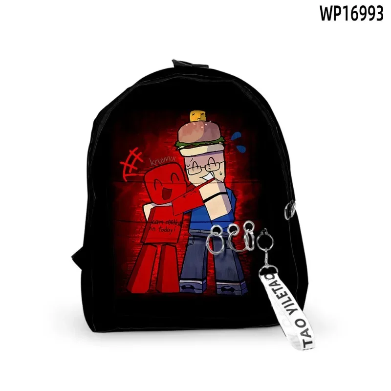 Kreativer Roblox Forsaken Gubby Peripherer Studentenrucksack Kinderrucksäcke Rucksack Schule Alltagsbedarf